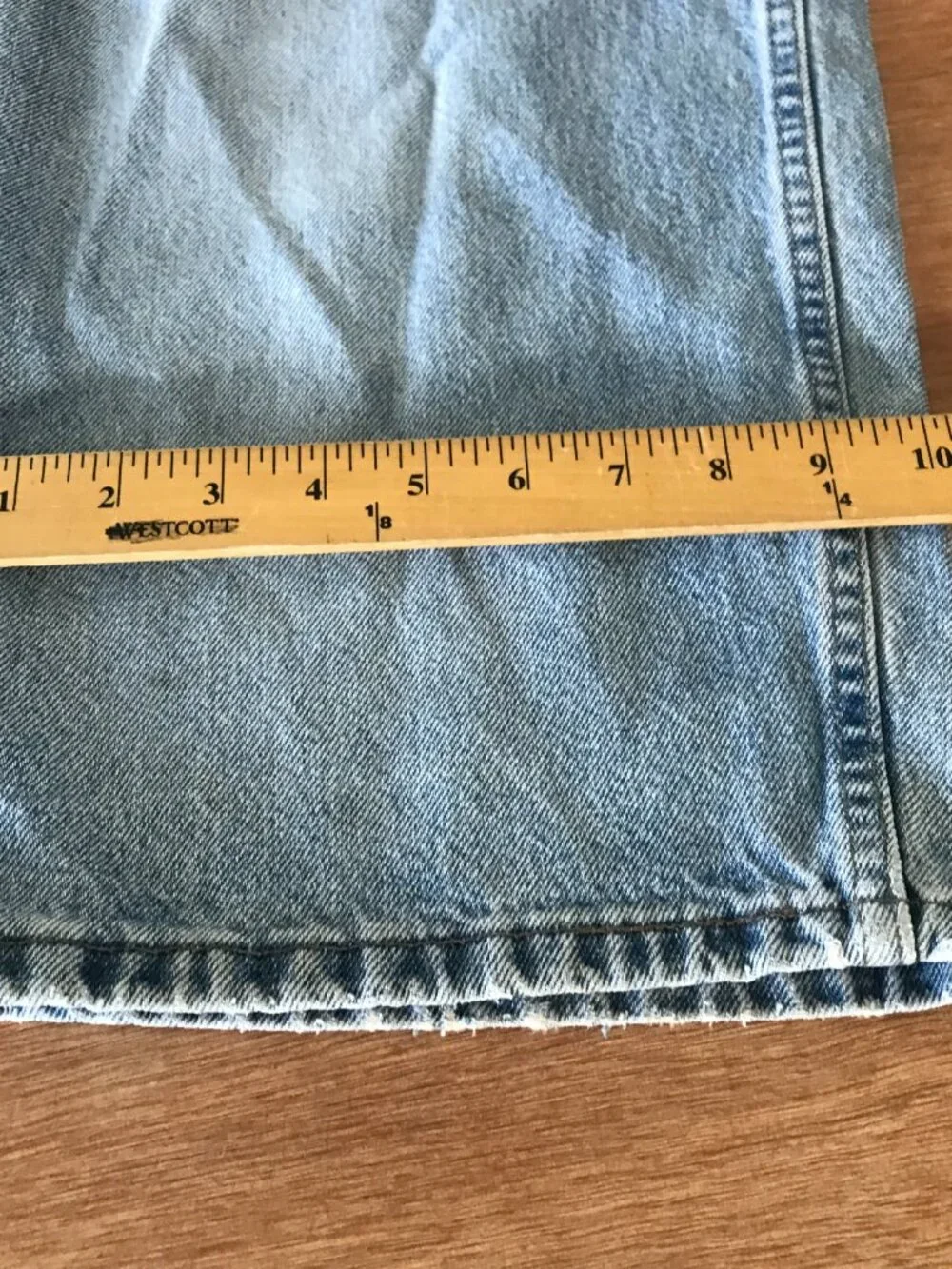 Vintage Levi's 595 Dry Goods Two Horse Brand Jeans Men 36x30 Blue Baggy Mid Rise
